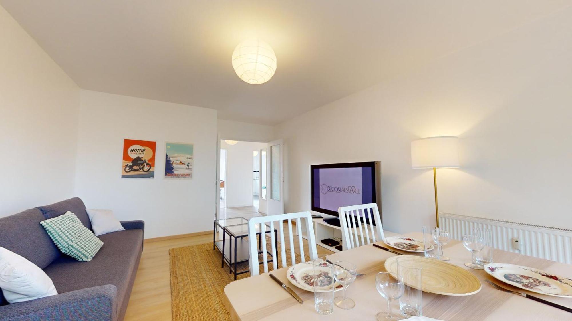 La Fecht + Parking Appartement *